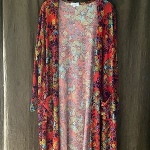 Long cardigan with pockets